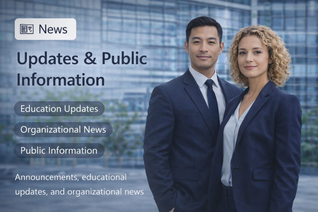 Hope Investment Education Foundation news page image featuring professional team and modern office building background